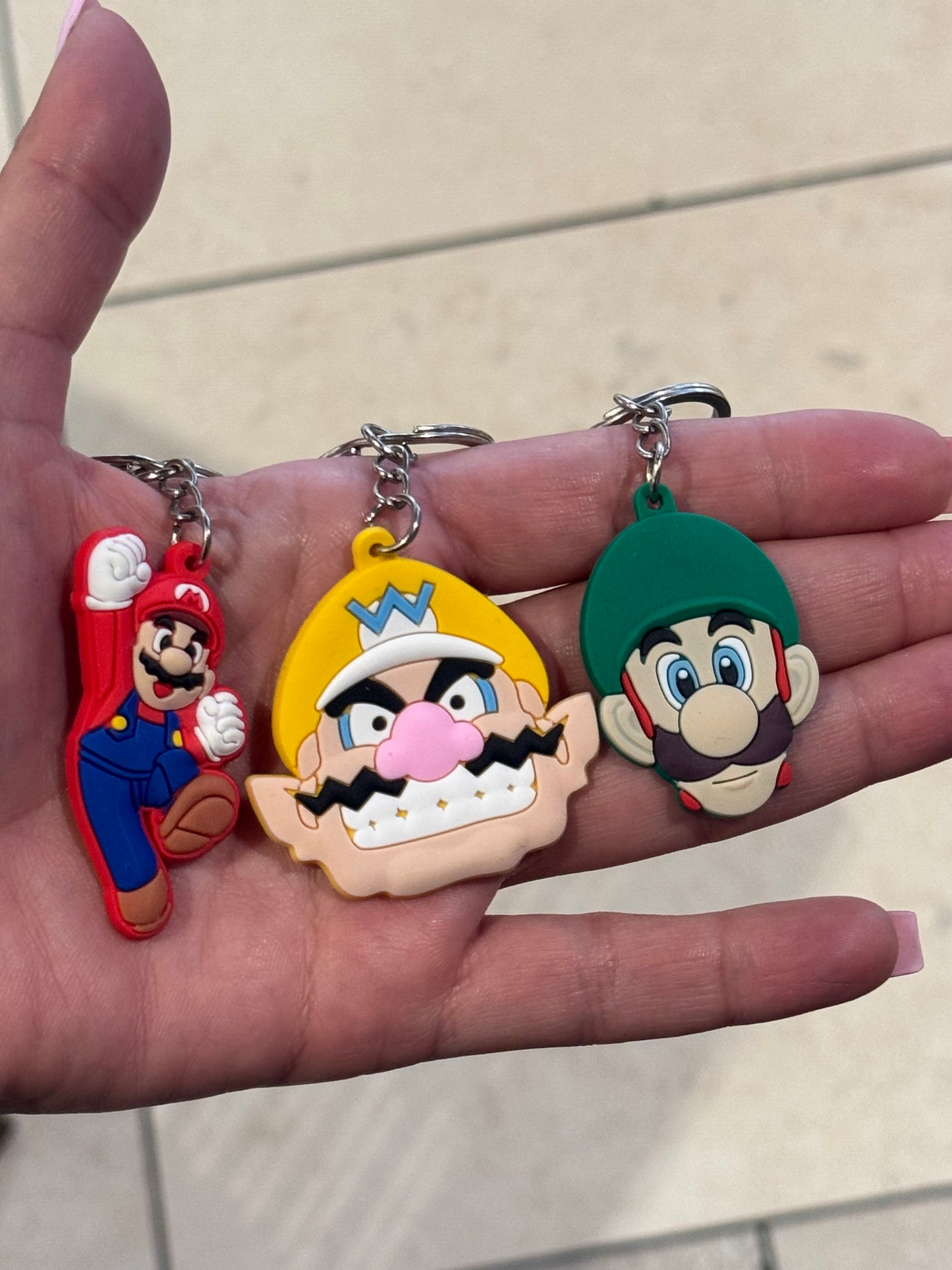 S/3 Super Mario Keyrings