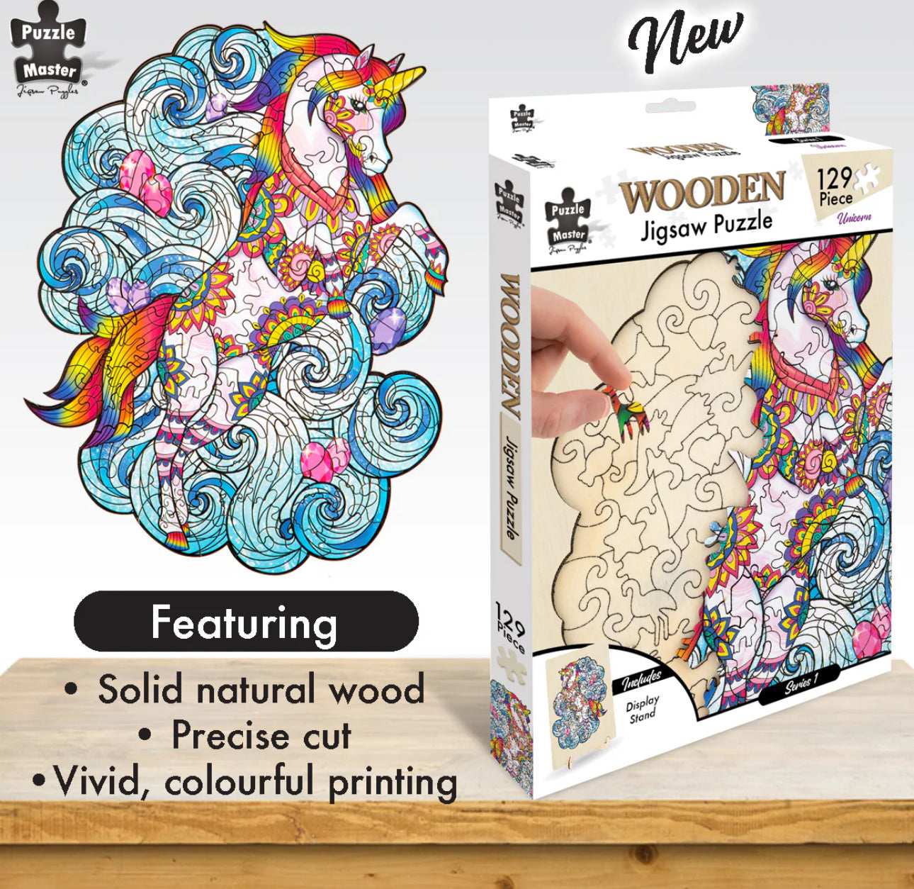 Unicorn Wooden Jigsaw Puzzle