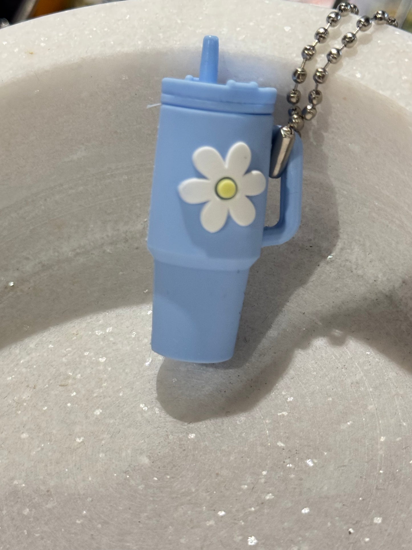 Flower Cup Keyrings